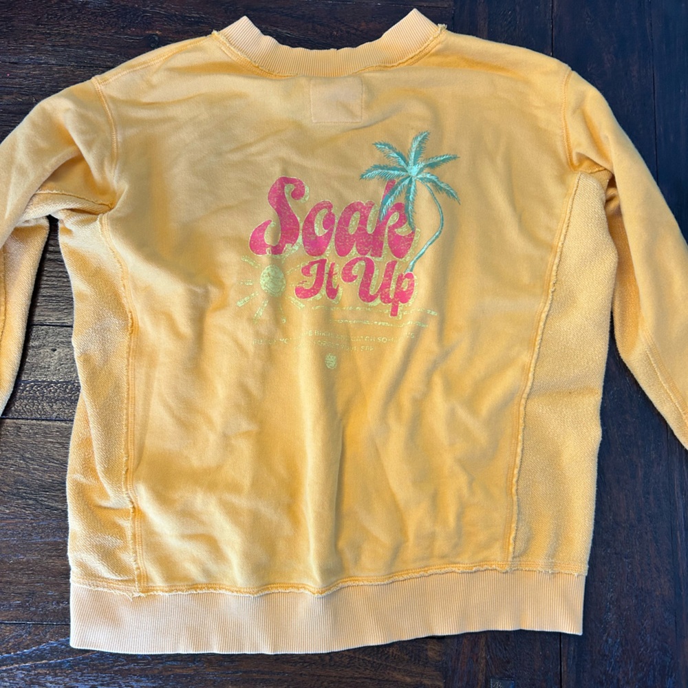 Aerie Oversized Distressed Soak it up Sweatshirt